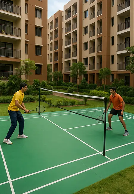 Oberoi Realty property multipurpose court