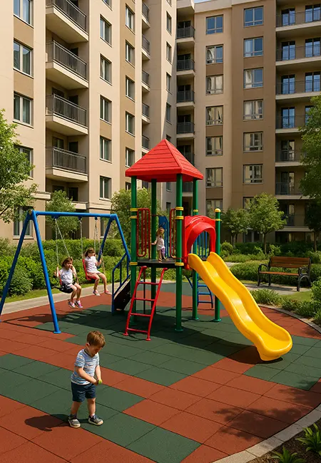 Oberoi Realty property multipurpose court